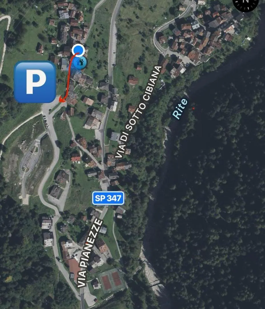 Semesterbostad La Ciasa Dell'Emigrante Villa Cibiana Italien